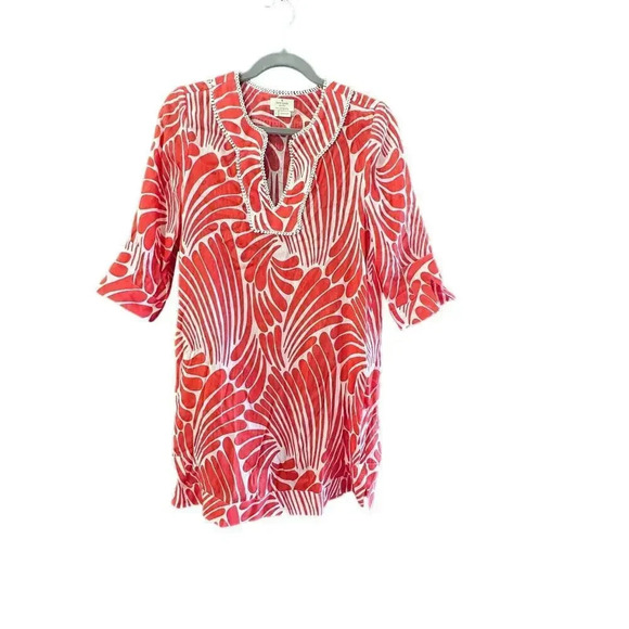 KATE SPADE Gwen Tunic / Dress / Swim Coverup Size XS silk linen - Picture 1 of 6